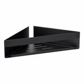 WENKO 25558100-Polica GENOVA 36x17 cm črna