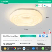 Arrow Plafonska lampa sa ventilatorom, 110W