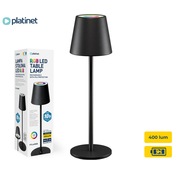 LED RGBW prigušiva spoljašnja lampa LED/1,5W/4000 mAh 3000K IP44 crna