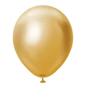 shumee Kalisan Mirror Gold lateks baloni, 30 cm, 50 kosov.
