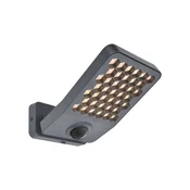 Lutec LED reflektor ATLANTIS, senzor pokreta, tamno sivi, 14W, 3000K, IP54