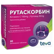 Rutascorbin, 60 filmirane tablete, Teva