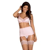 Grudnjak, halteri i gacice Girlly - Roza, L/XL