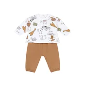 Chicco Komplet sepija/kivi/črna/bela