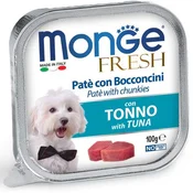 MONGE FRESH PATE IN KOŠČKI S TUNO 100G