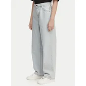 HUGO Jeans hlače Leni_B 50535097 Svetlo modra Relaxed Fit