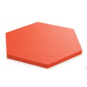 Akustična plošča Hexagon 50 x 50 cm, debelina 3 cm, rdeča
