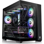 Thermaltake View 380 TG ARGB Mid Tower kucište racunala bez prozora, crno CA-1Z2-00M1WN-00