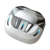 INF Mecha-stilske Bluetooth igralne slušalke 650MAH, nizka zakasnitev White, (5000323791)