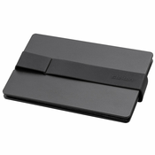 Nosilec vizitk COMPANION, 9 cm, črna, aluminij, Stelton