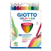 Bojičice GIOTTO Colors 3.0 vodene boje trokutaste 36 komada 2773 00
