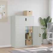 Ormaric za spise svjetlosivi 90 x 40 x 130 cm celicni