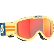 Naocale za motocross SCOTT 89X Era bež s narancastim pleksiglasom