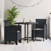 Vrtna stolica 2 pcs Antracit 53 x 49 x 85 cm Polipropilen