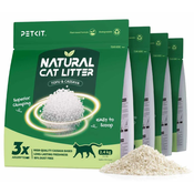 Komplet mešane mačjega peska Petkit NATURAL CAT LITTER