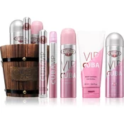 Cuba VIP set: EDP 100 ml + EDP 35 ml + sprej za telo 200 ml + losjon za telo 200 ml za ženske