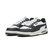 PUMA Shuffle Tech Sneakers Unisex, Women, White/Black, 38.5