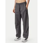 adidas Spodnji del trenirke Z.N.E. Open Hem KF6377 Siva Loose Fit
