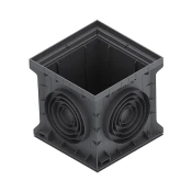 PP JAŠEK 40x40cm BASE, ČRN | Topdom