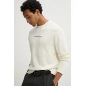Guess Jeans Pulover M4BR31 Z3HM1 Écru Regular Fit