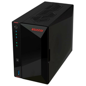 Asustor Nimbustor 2 Gen2 AS5402T 2 Bay NAS, Quad-Core 2.0GHz CPU, dva 2.5GbE porta, 4GB DDR4, 4x M.2