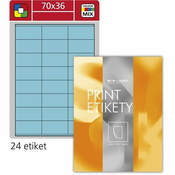 SK Label Univerzalne etikete S&K Label - modra, 70 x 36 mm, 2 400 kosov