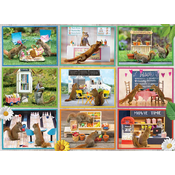 Cobble Hill - Puzzle Veverice po mestu - 1 000 kosov