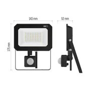LED reflektor SIMPO PIR 30 W nevtralna bela