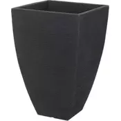 ProGarden Cvetlični lonček KO Y54191540 rebrasta 40 x 60 cm antracitna