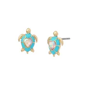 Betsey Johnson Uhani Cowabunga-Schildkröten turkizna/zlata