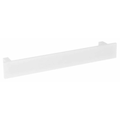 Obešalnik za brisačo PATRON, 450 x 60 mm, bel - Bela - Aluminij - Vijaki - Kvadratna - Obešalnik za brisače