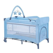 Prenosivi krevetac KikkaBoo So Gifted PLUS 2 nivoa sa pultom Blue (KKB11132)