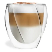 Skodelice v kompletu za kapučino z dvojno steno 2 ks 250 ml Cristallo – Vialli Design