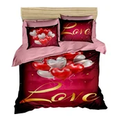 Lessentiel Maison Komplet posteljina 157, 200x220cm, Crveno-roze
