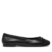 Balerinke Tory Burch Cap-Toe Pave Ballet 166214 Črna