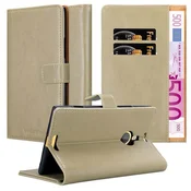 Cadorabo CADORABO primera, združljiv z Nokia v Capuccino Brown - zaščitni pokrov z magnetnim zapiranjem, stoječo funkcijo in režo za kartico, (20568088)