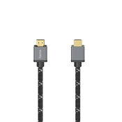 Hama 00205240 HDMI kabel 3 m HDMI Tip A (Standard) Crno, Sivo