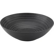 Gastro skleda Lava Stone 24 cm, črna (4 kos)
