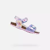 Sandali Geox J Adriel Girl J558MG 0NFKC C8545 S Vijolična