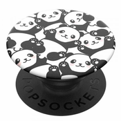 PopSocket ANIMAL FRIENDS Pandamonium PopGrip O 39.74 mm Swappable Wireless Charging Compatible Illustrated Panda Pattern 800976