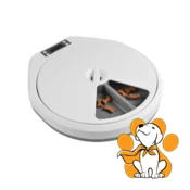 Duvo+ Automatic Pet Feeder 33x36x6cm, Automatska Hranilica Za Pse i Macke, Bela