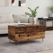 Vidaxl Klubska miza Star les 90 x 44.5 x 45 cm Konstruiran les