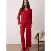 Trendyol Milla Ženski set pidžame Thmaw26Pt00089, Crveni