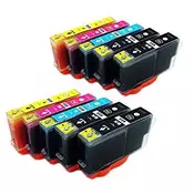 Komplet HP 655 / Deskjet Ink Advantage 3525, 4615, 4625, 5525, 6525 kompatibilne kartuĹˇe (10) - 4x ÄŤrna, 2x cyan, 2x magenta, 2x rumena