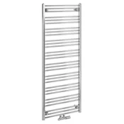 ALBRECHT kopalniški radiator 600x1570mm, centralni priključek, krom - Chrome - 600x1570 mm - Bruckner - ALBRECHT - 24 - Jeklo - Oblika H - Oblika H - 600 - 1570 - 7.8 - 14