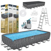 Bestway bazen s okvirjem, komplet (732 x 366 cm)