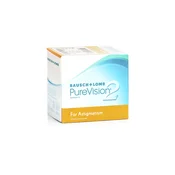 Bausch & Lomb PureVision 2 za astigmatizem (6 leč) Dioptrija: -1, Ukrivljenost: 8.9, Premer: 14.5