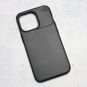 Ovitek moški Defender Carbon za Apple iPhone 13 Pro, Teracell, črna