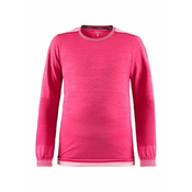 Craft otroški pulover Fuseknit, 158/164, roza