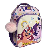 Luna: Must Team Moj mali poni zaobljen nahrbtnik z 2 predelkoma 27x10x31 cm